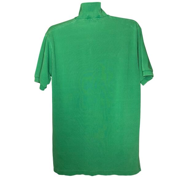 VTG Polo by Ralph Lauren Men’s Green Polo Shirt Sz M 100% Cotton Blue Pony Logo - Picture 3 of 10